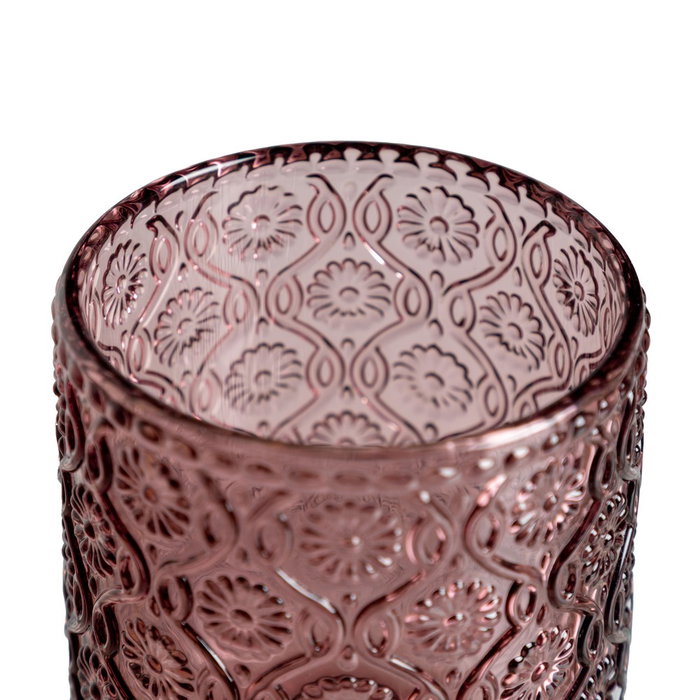 Ixia Vaso Rosa de Cristal para Decoración, 260ml Ixia Vaso Rosa de Cristal para Decoración, 260ml