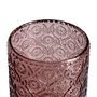 Ixia Vaso Rosa de Cristal para Decoración, 260ml
