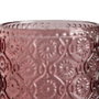 Ixia Vaso Rosa de Cristal para Decoración, 260ml