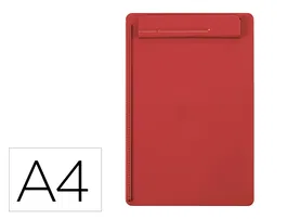 Maul Portanotas A4 Plástico Reciclado con Pinza Rojo Made in Germany