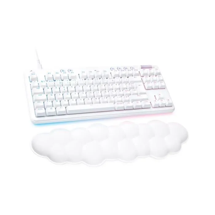 Logitech G713 Teclado Mecánico Sin Teclado Numérico Retroiluminación USB AZERTY Francés Interruptor Táctil Blanco Logitech G713 Teclado Mecánico Sin Teclado Numérico Retroiluminación USB AZERTY Francés Interruptor Táctil Blanco