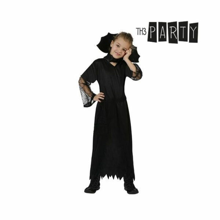 Disfraz de Araña Niña Infantil Negro 3-4 Años
