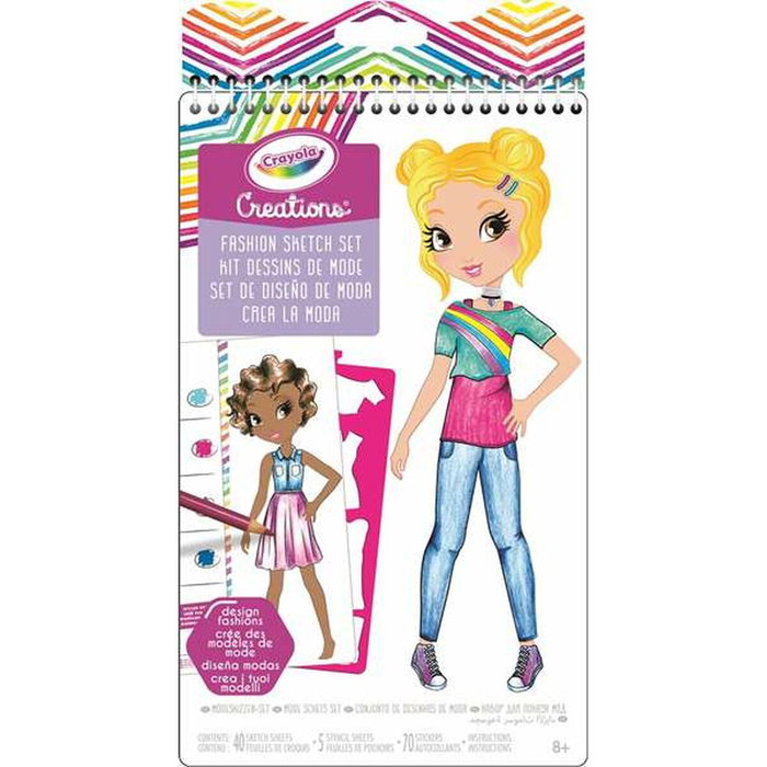 Crayola Álbum Creations Diseño de Moda 15x28 cm Crayola Álbum Creations Diseño de Moda 15x28 cm