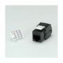 ROLINE Keystone Jack Cat.6 Class E RJ-45 sin blindaje negro