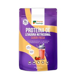ENERGY FEELINGS Proteína de Levadura Sabor Fresa 500 g