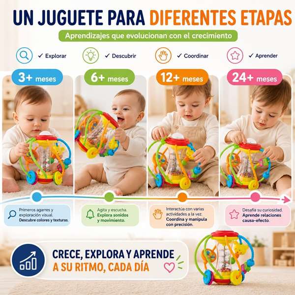 Hola Pelota actividades Gusano 15'5x16'3x15'5cm