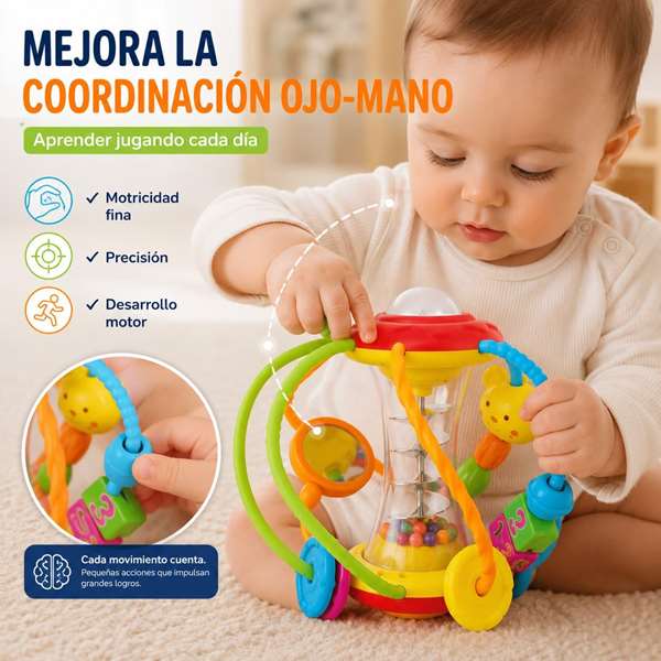 Hola Pelota actividades Gusano 15'5x16'3x15'5cm
