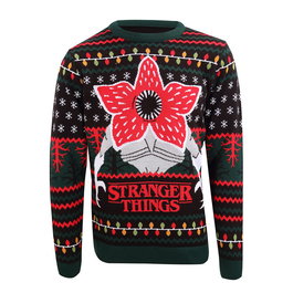Stranger Things Sweatshirt Christmas Jumper Demogorgon talla S