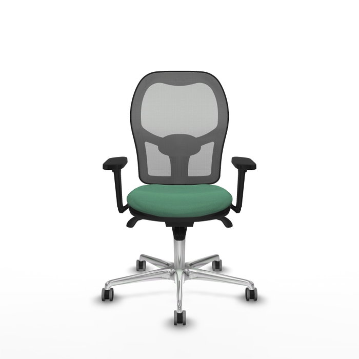 PIQUERAS Y CRESPO Silla de oficina Jorquera Verde Esmeralda y Gris