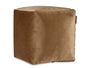 Giftdecor Puff Cuadrado Terciopelo Marron 30x30 cm (Set de 4)