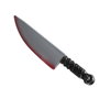 atosa Cuchillo Machete Accesorio para Disfraz, 41 cm con Sangre Ficticia, Gris