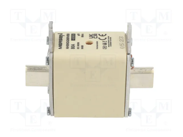 MERSEN Fusible de Cartucho NH00 80A 690VAC MERSEN Fusible de Cartucho NH00 80A 690VAC