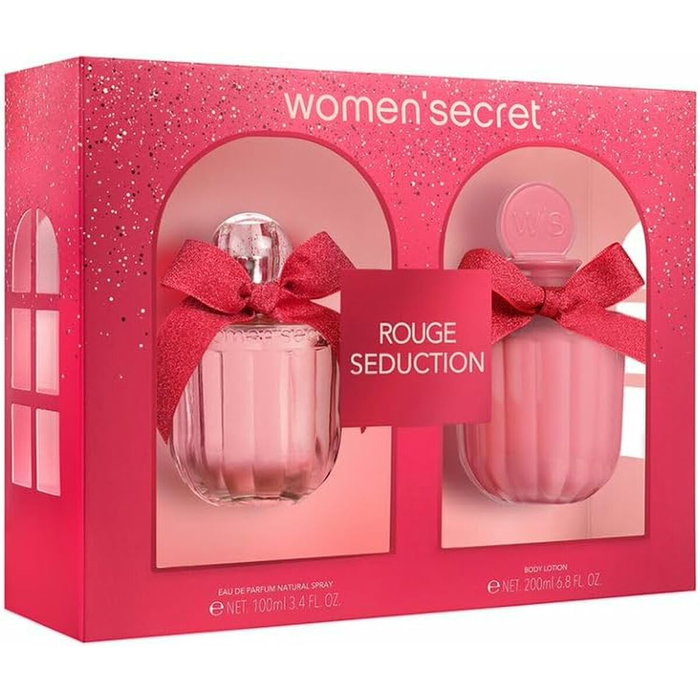 Women'Secret ROUGE SEDUCTION LOTE 2 pz Cofre de Regalo para Mujer Eau de Parfum 100 ml + Loción Corporal 200 ml ChypreFrutal Women'Secret ROUGE SEDUCTION LOTE 2 pz Cofre de Regalo para Mujer Eau de Parfum 100 ml + Loción Corporal 200 ml ChypreFrutal