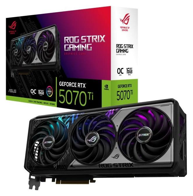 Asus ROG Strix OC GeForce RTX 5070 Ti 16GB GDDR7
