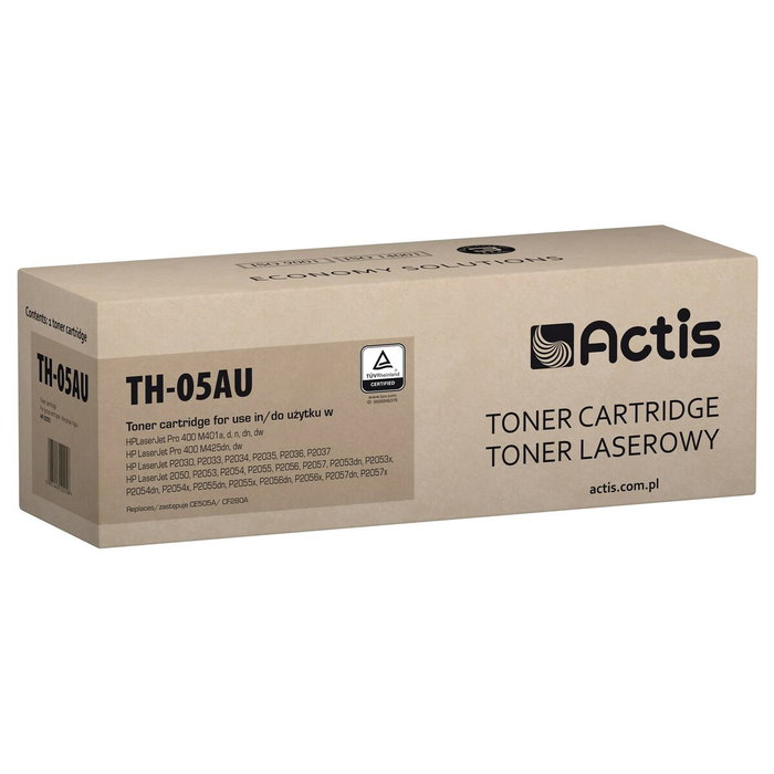 Actis th-05au tÓner universal para impresoras hp, recambio hp 05a ce505a, cf280a estÁndar 2800 pÁginas negro Actis th-05au tÓner universal para impresoras hp, recambio hp 05a ce505a, cf280a estÁndar 2800 pÁginas negro