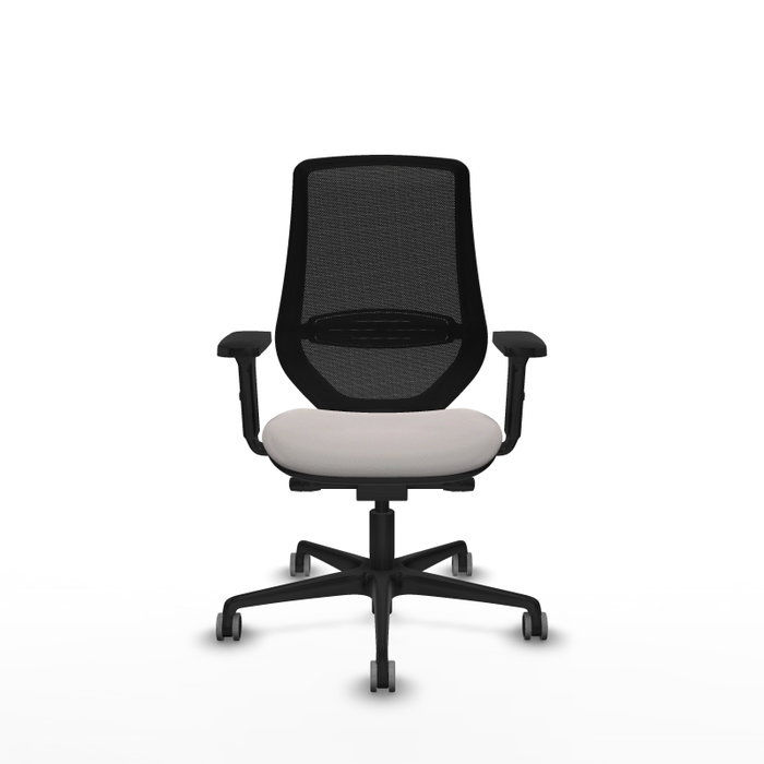 PIQUERAS Y CRESPO Silla de oficina Mardos con mecanismo Sincro/Traslack, Blanco y Negro PIQUERAS Y CRESPO Silla de oficina Mardos con mecanismo Sincro/Traslack, Blanco y Negro