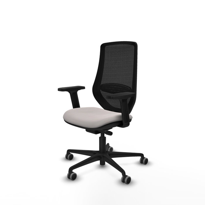 PIQUERAS Y CRESPO Silla de oficina Mardos con mecanismo Sincro/Traslack, Blanco y Negro PIQUERAS Y CRESPO Silla de oficina Mardos con mecanismo Sincro/Traslack, Blanco y Negro