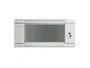 Lanberg WF01-6604-10S Armario Rack 4U Montaje Pared 19", 600x600 mm, Gris, Bloqueo Teclado, Capacidad 60 kg