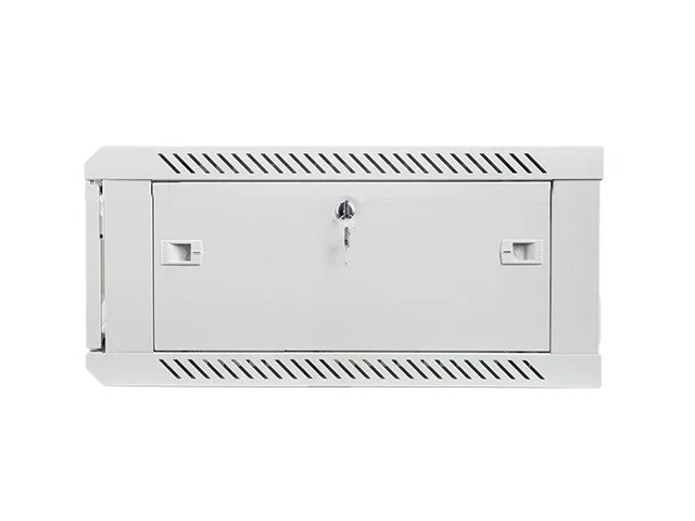 Lanberg WF01-6604-10S Armario Rack 4U Montaje Pared 19", 600x600 mm, Gris, Bloqueo Teclado, Capacidad 60 kg
