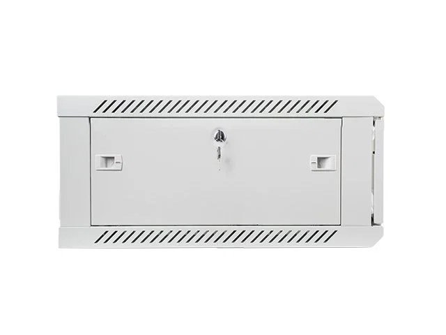 Lanberg WF01-6604-10S Armario Rack 4U Montaje Pared 19", 600x600 mm, Gris, Bloqueo Teclado, Capacidad 60 kg
