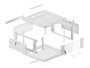 Lanberg Armario Rack Mural 19 pulg. 4U 600x600 Gris V2