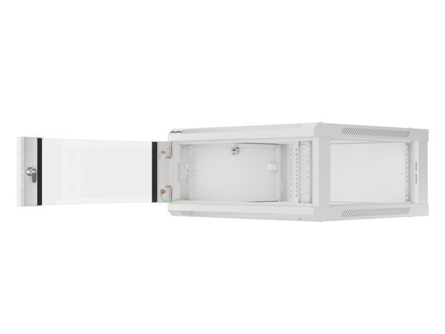 Lanberg Armario Rack Mural 19 pulg. 4U 600x600 Gris V2