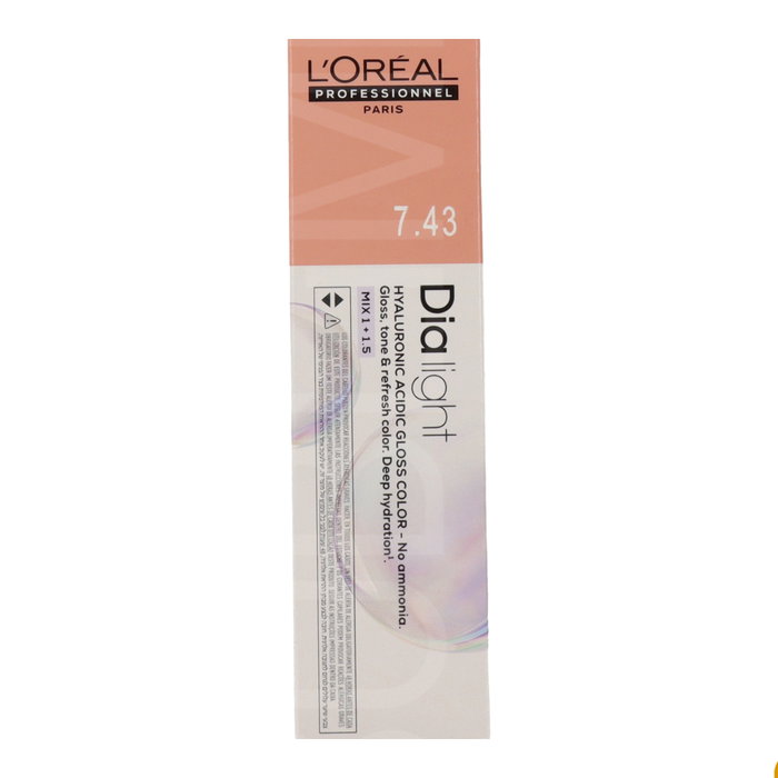 L'Oréal Professionnel Dia Light 7.43 Rubio Cobrizo Dorado 60 ml