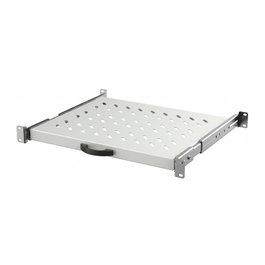 EFB Elektronik Estante extraíble de 19 pulgadas 1HE, ST 800, RAL7035