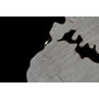 DKD Home Decor 2 x 99 x 99 cm Decoración Pared Loft Metal Led Negro Blanco (2 Unidades)