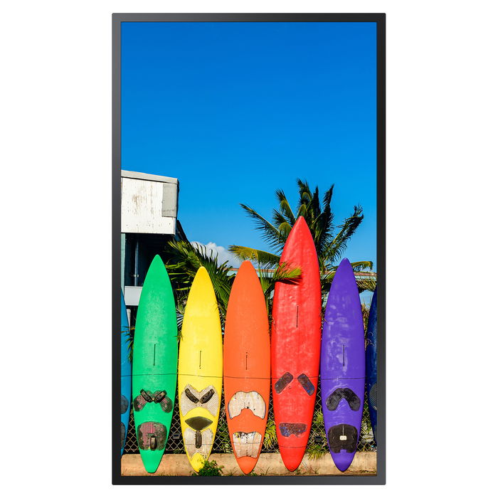 Samsung OM55B Pantalla de Señalización Digital 139.7cm(55") LED Negra 4K Ultra HD 3840 x 2160 Pixeles 3000 cd/m² 24/7 Wifi