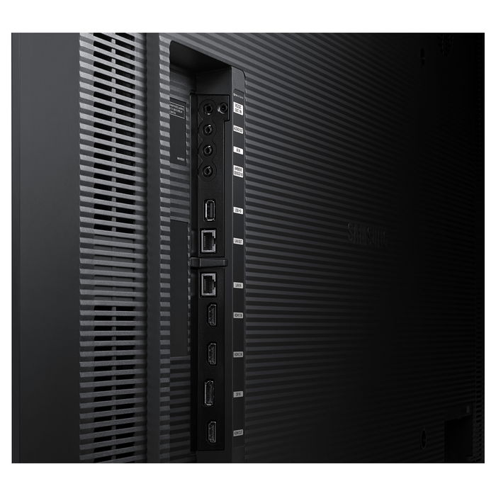 Samsung OM55B Pantalla de Señalización Digital 139.7cm(55") LED Negra 4K Ultra HD 3840 x 2160 Pixeles 3000 cd/m² 24/7 Wifi