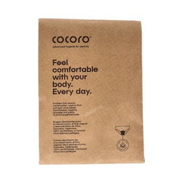 COCORO Braguita Menstrual Negra Flujo Moderado 2/S