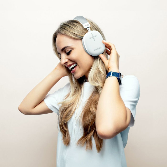 T'nB BOUNCE MAX Auriculares Bluetooth Blanco y Gris