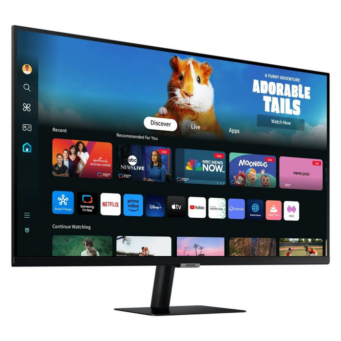 Samsung Monitor Curvo S27DM500EU / LS27DM500EUXEN 27" Full HD, 1800R, 75Hz, VA, Freesync, 4ms, Negro