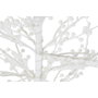 DKD Home Decor Árbol de Navidad LED de Metal Blanco 45x45x90 cm con 56 Luces