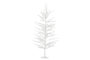 DKD Home Decor Árbol de Navidad LED de Metal Blanco 45x45x90 cm con 56 Luces