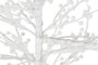 DKD Home Decor Árbol de Navidad LED de Metal Blanco 45x45x90 cm con 56 Luces