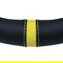 Momo Funda Volante Fun Black-Yellow M 38-39 cm MOMLSWC0FUNBY - Protección y Agarre Cómodo y Seguro
