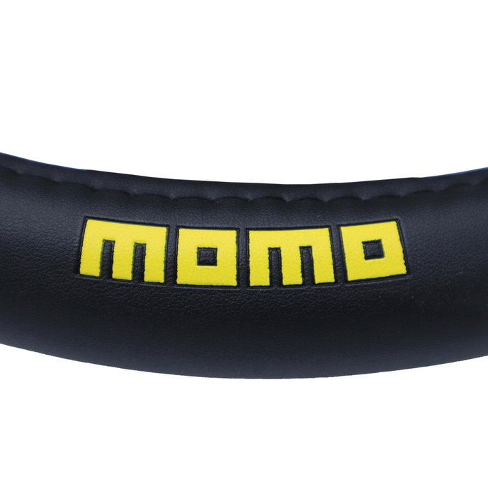 Momo Funda de Volante Fun Negro-Amarillo 38-39cm Momo Funda de Volante Fun Negro-Amarillo 38-39cm