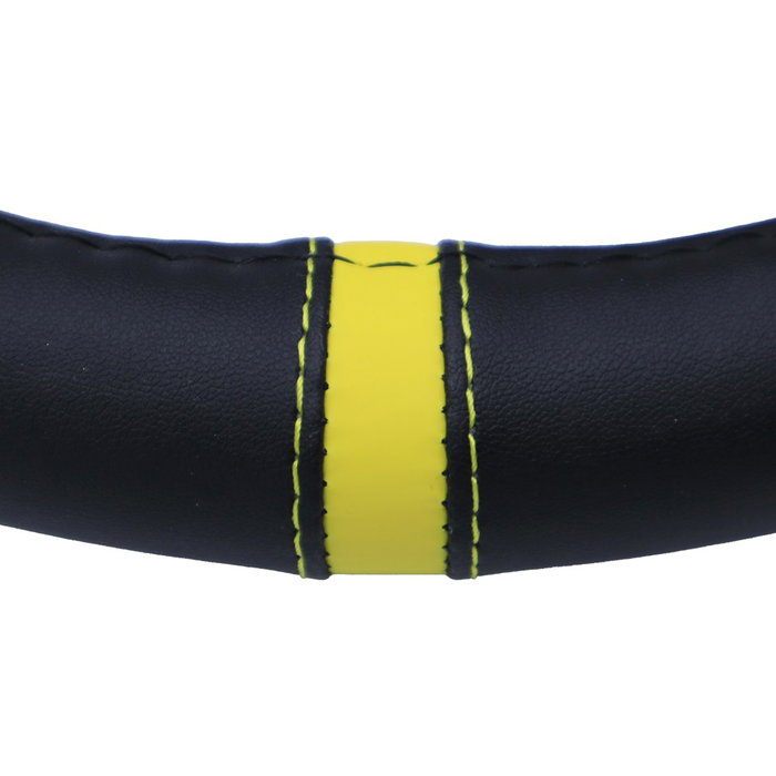 Momo Funda de Volante Fun Negro-Amarillo 38-39cm Momo Funda de Volante Fun Negro-Amarillo 38-39cm