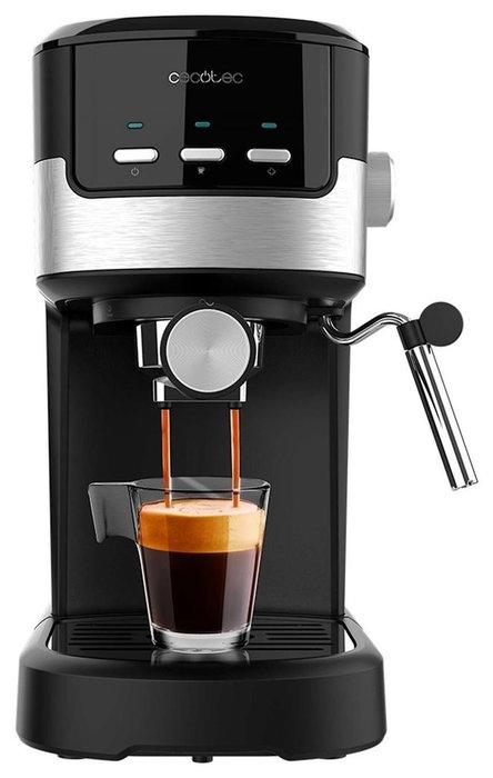 Cecotec Power Espresso 20 Pecan Cafetera Superautomática 1100W 20 bares Negro
