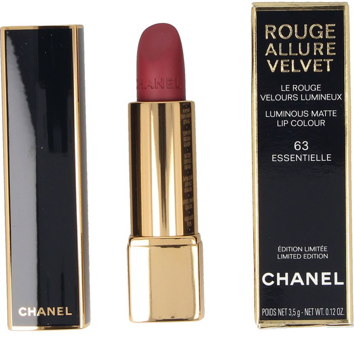 Chanel Rouge Allure Velvet #63 Essentielle Pintalabios Mate 3,5 g Chanel Rouge Allure Velvet #63 Essentielle Pintalabios Mate 3,5 g