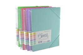 Carpeta Fundas (Tarifario) Office Box Espiral Pp A4 Blush 40 F. Surtido (4 Colores) (Set de 4)