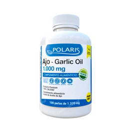 POLARIS Ajo 1000Mg. 100 Perlas - Complemento Cardiovascular Antioxidante Sin Gluten