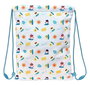 Bolsa Mochila con Cuerdas Baby Shark Surfing Azul Blanco 26 x 34 x 1 cm