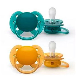 AVENT Chupete Ultra Soft Neutro SFC091/04 para bebés de 6 a 18 meses - Chupete ortodoncia suave