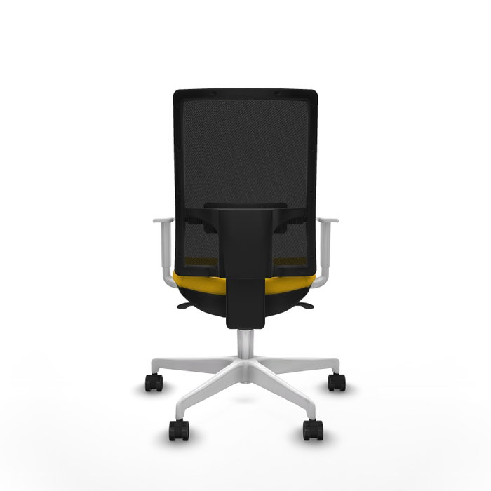 PIQUERAS Y CRESPO Silla de oficina Horna con mecanismo Sincro, Amarillo y Negro PIQUERAS Y CRESPO Silla de oficina Horna con mecanismo Sincro, Amarillo y Negro