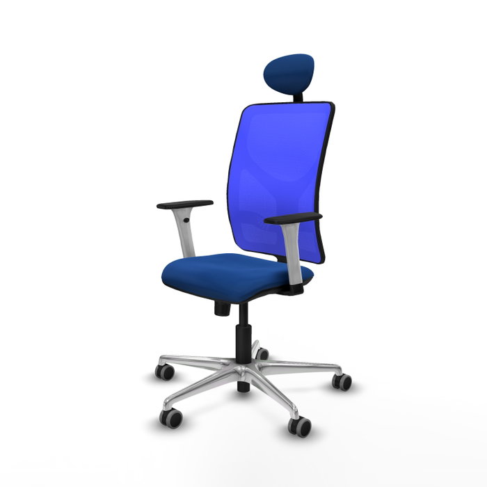 PIQUERAS Y CRESPO Silla de oficina Motilla Azul con mecanismo Sincro PIQUERAS Y CRESPO Silla de oficina Motilla Azul con mecanismo Sincro