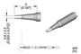 JBC TOOLS Punta de soldadura tipo destornillador 0,6x0,3mm