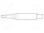 JBC TOOLS Punta de soldadura tipo destornillador 0,6x0,3mm